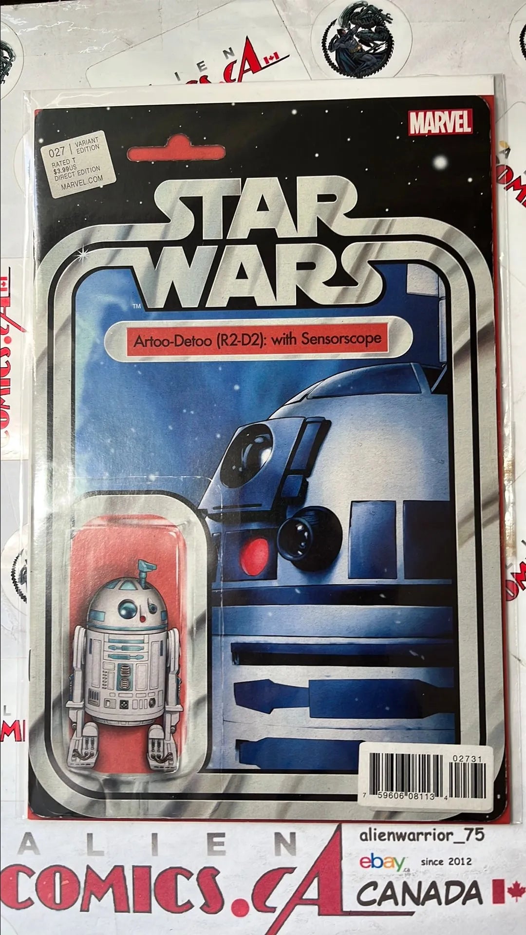 Star Wars (Action Figure Variant #27 R2-D2 with Sensorscope NM)