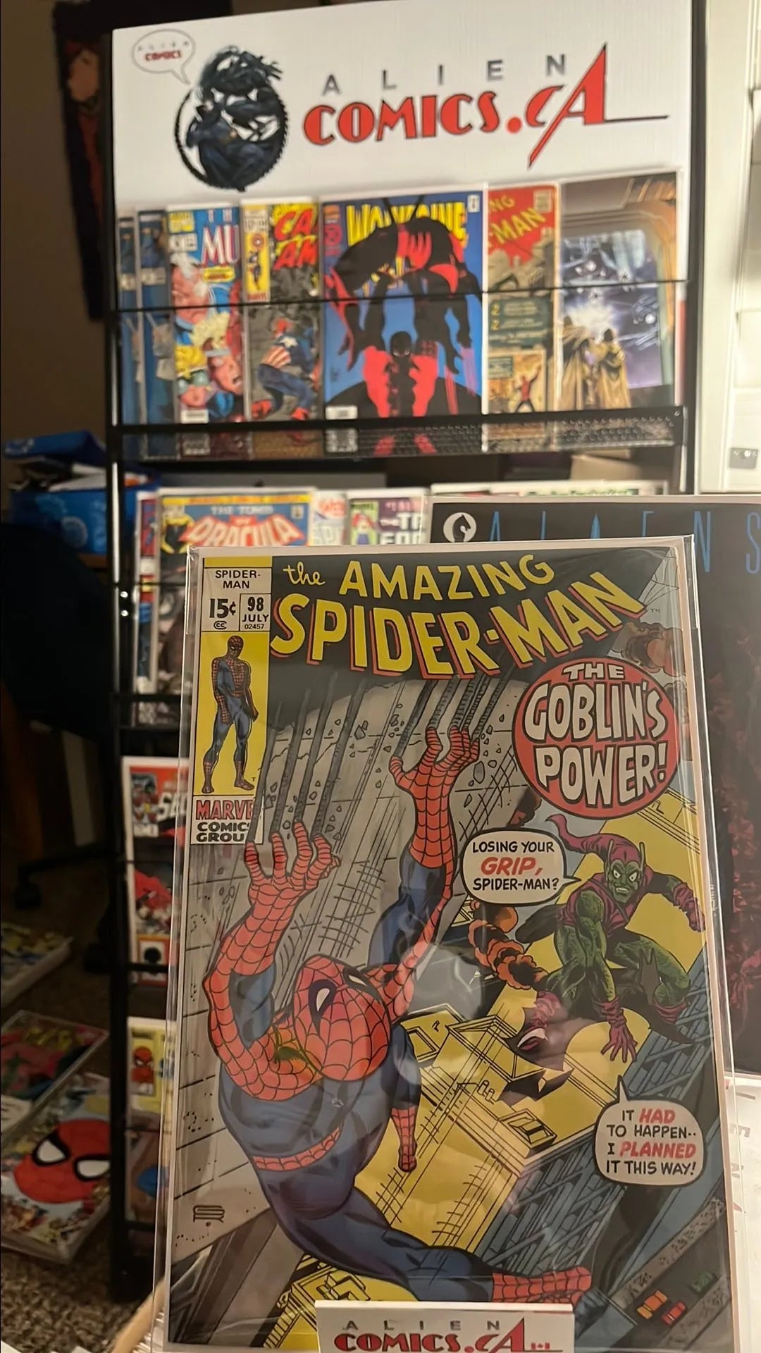 Amazing Spider-man (#98 Green Goblin app. Drug Issue Part 3 No Comic Code NM-)
