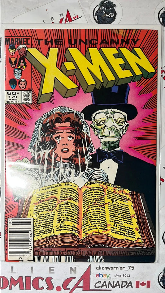 Uncanny X-men (#179 Newsstand Edition 1st app. Leech VF)