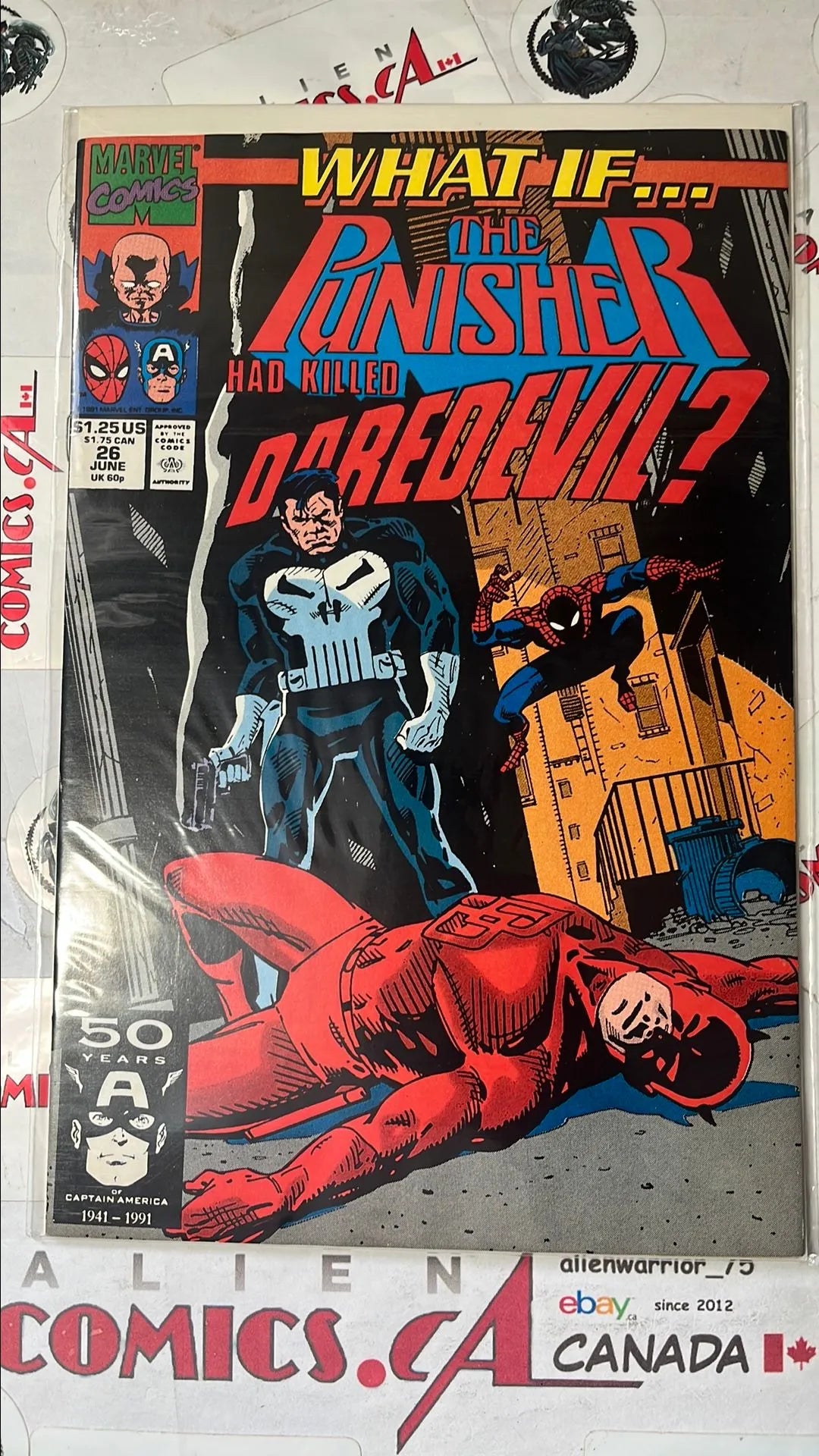 What ...If? (#26 The Punisher Had Killed Daredevil? Direct Edition VF+)