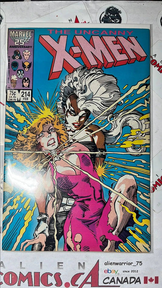 Uncanny X-men (#214 Direct Edition Storm cover Dazzler joins the X-Men NM)