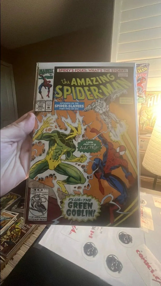 Amazing Spider-man (#369 Invasion of the Spider Slayers Part 2 Electro app. NM)