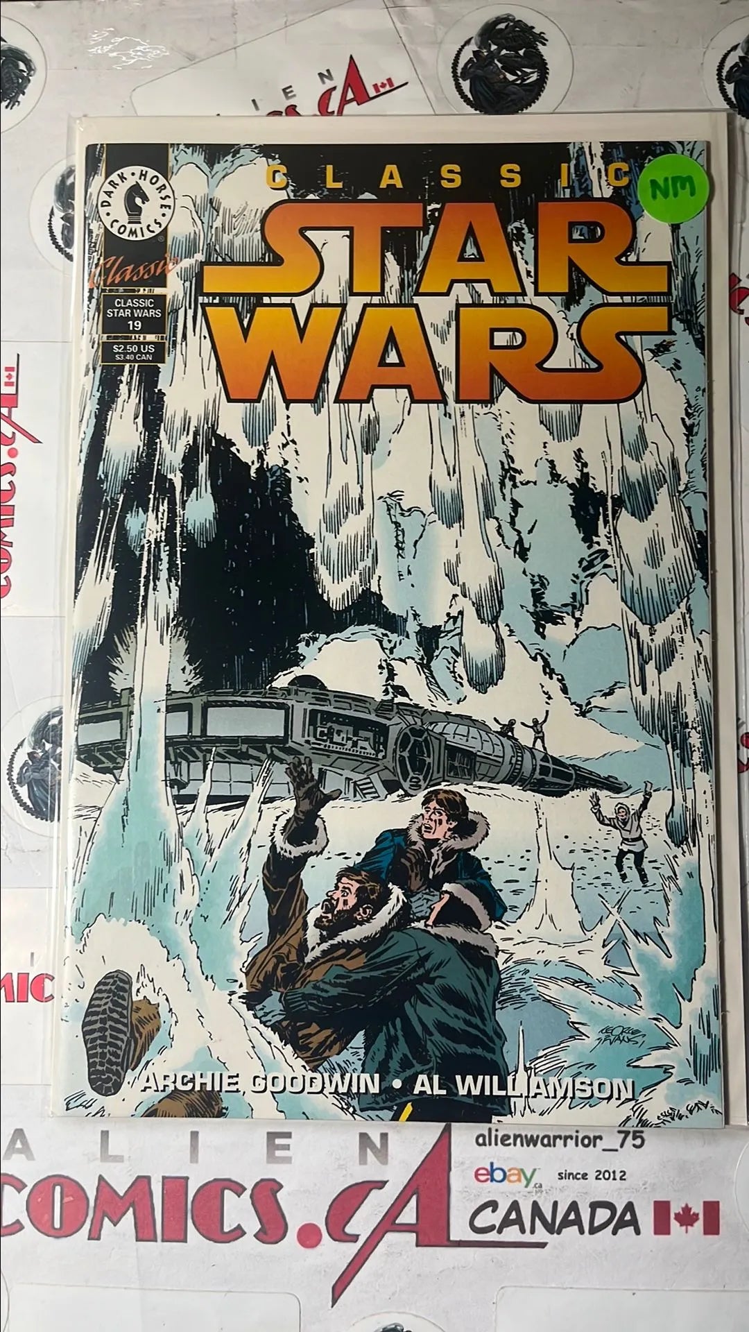 Classic (#19 Dark Horse 1992 Falcon on Hoth Frozen World NM)