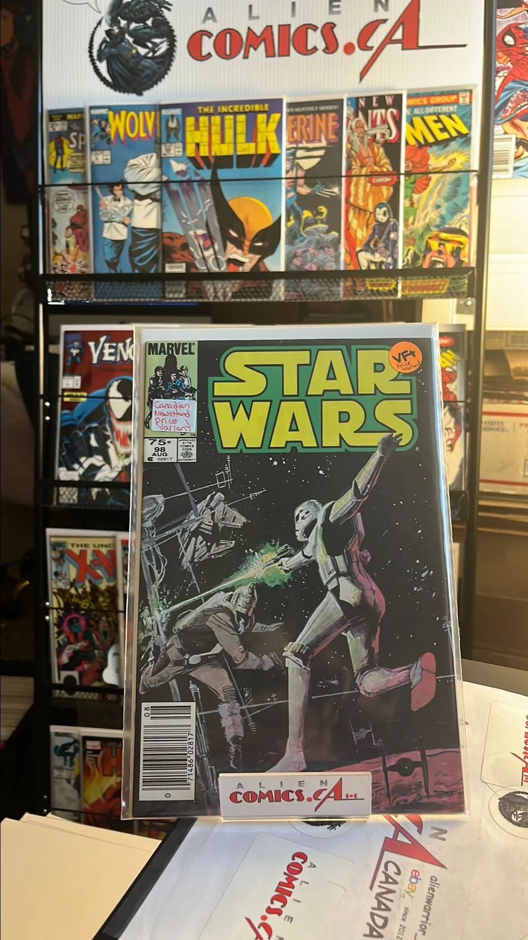Star Wars (Marvel 1977 75¢ Canadian Price Variant #98 VF+)