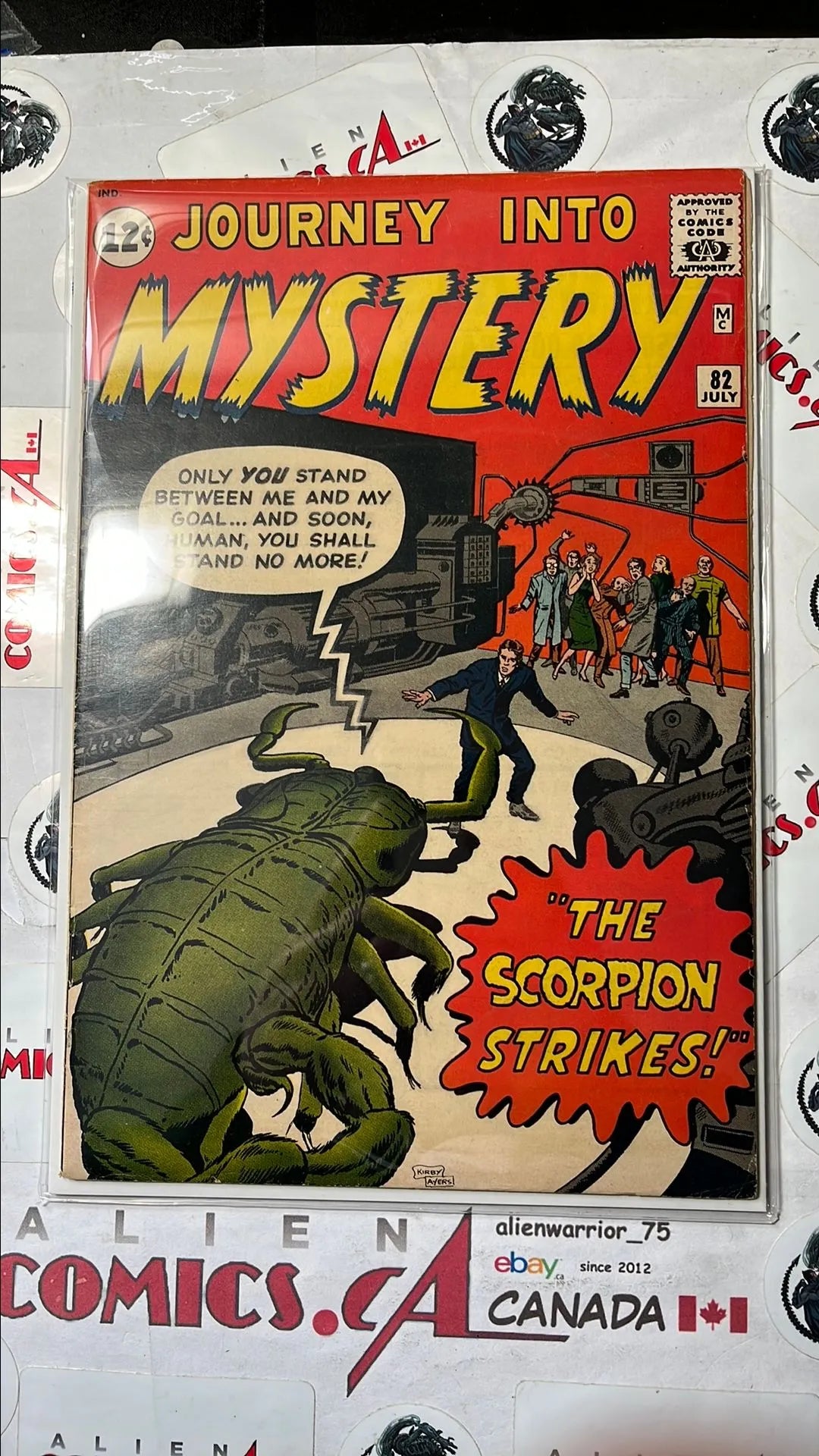 Journey into Mystery (#82 10¢ Cover Price The Scorpion Strikes! FN)