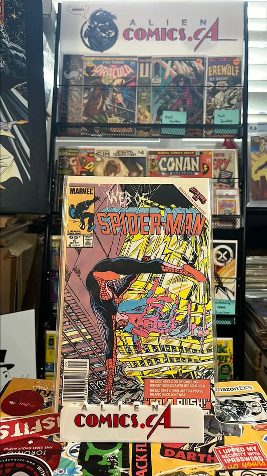 Web of Spider-man (#6 Newsstand Edition Gold Rush VF)
