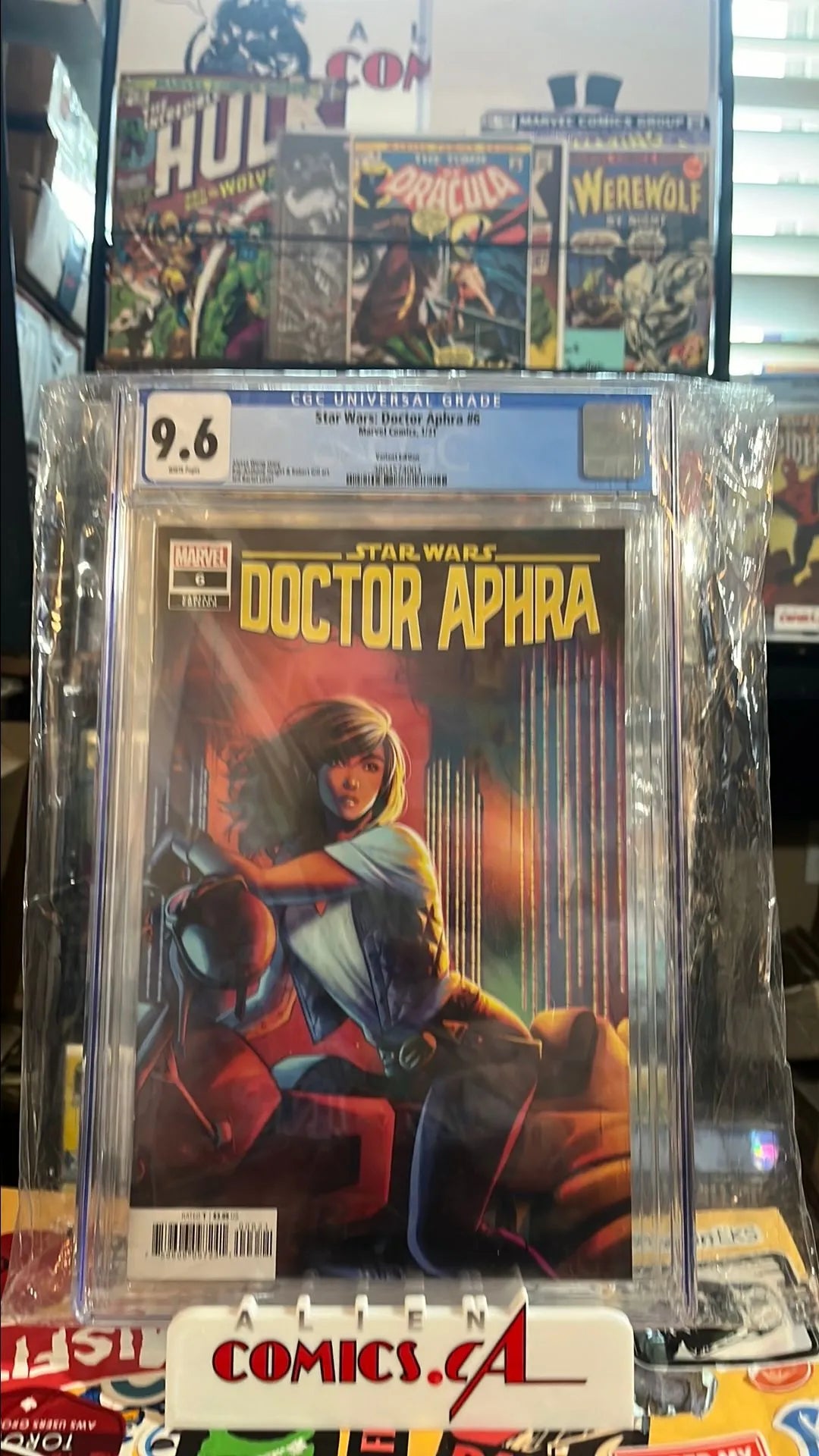 Doctor Aphra (#6B Jen Bartel 1:25 Variant 1st app. Nihil Path Engine HTF CGC 9.6 NM+)