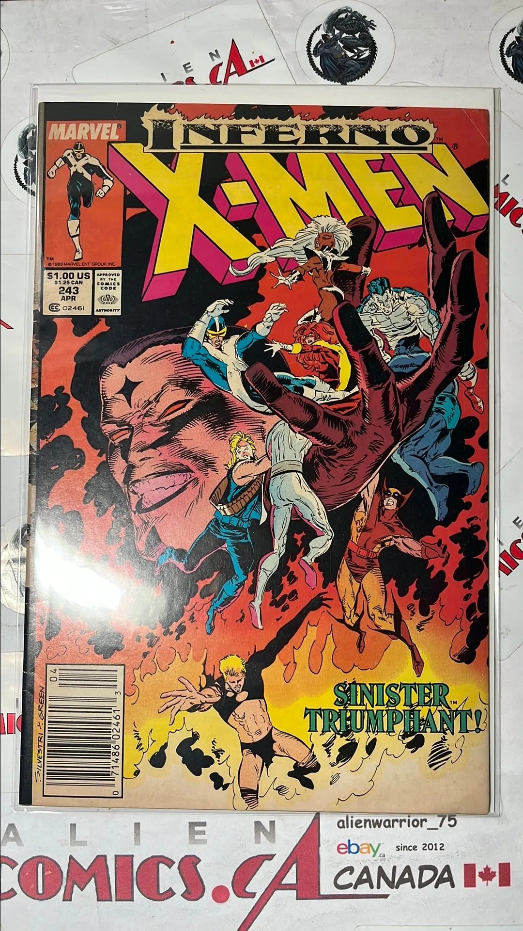 Uncanny X-men (#243 Newsstand Edition FN/VF)