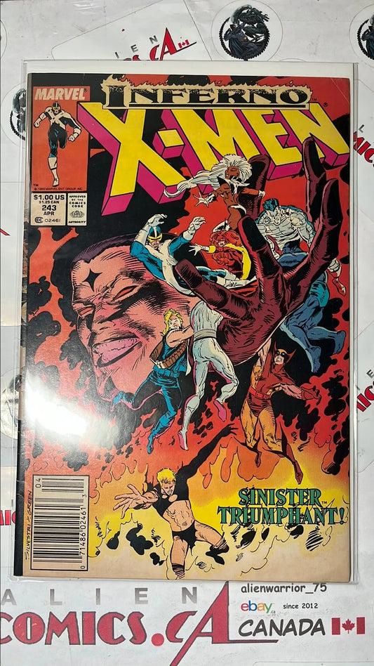 Uncanny X-men (#243 Newsstand Edition FN/VF)