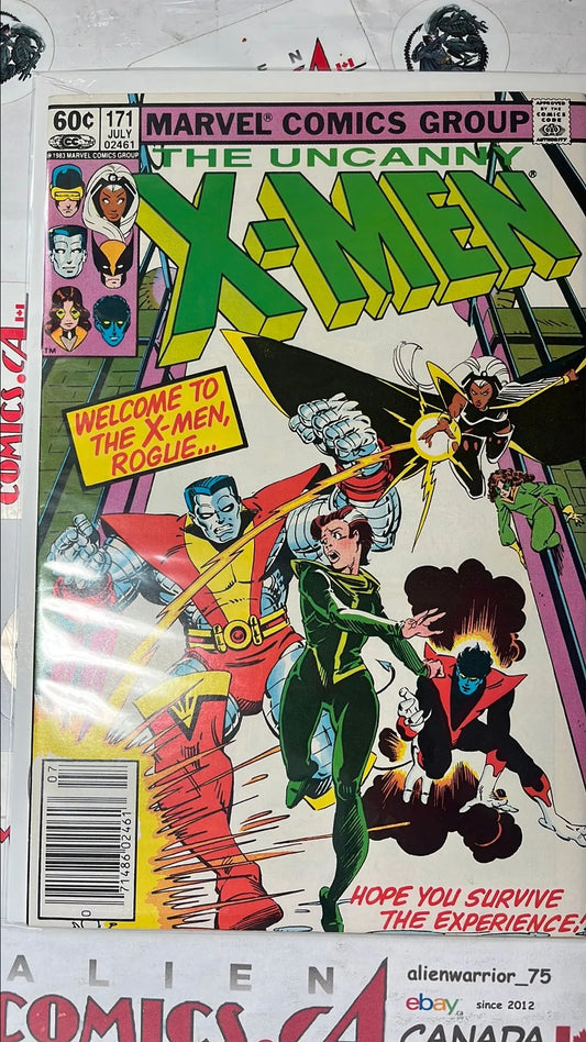 Uncanny X-men (#171 Newsstand Edition Rogue joins the X-men VF)