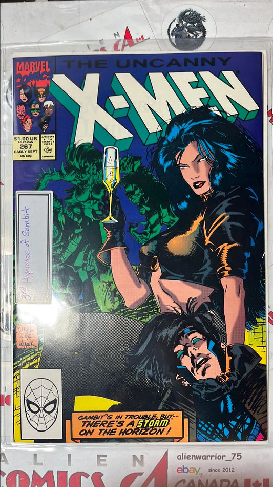 Uncanny X-men (#267 Direct Edition 3rd app. Gambit VF/NM)