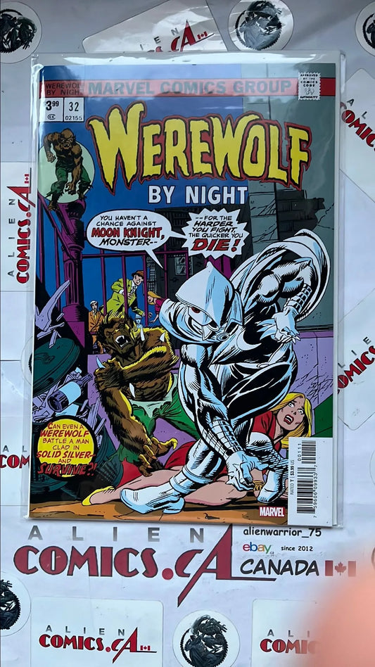 Werewolf by Night (#32 $3.99 Cover Facsimile REPRINT 1st app. Moon Knight NM)(Werewolf by Night (#32 $3.99 Cover Facsimile REPRINT 1st app. Moon Knight NM))