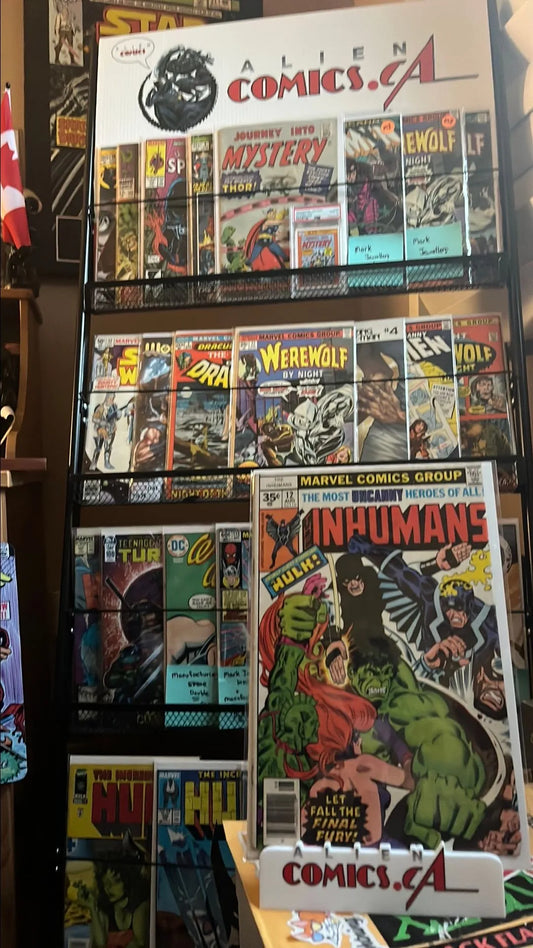 Inhumans (#12 35¢ price variant Let Fall The Final Fury! Incredible Hulk app. HTF VG)