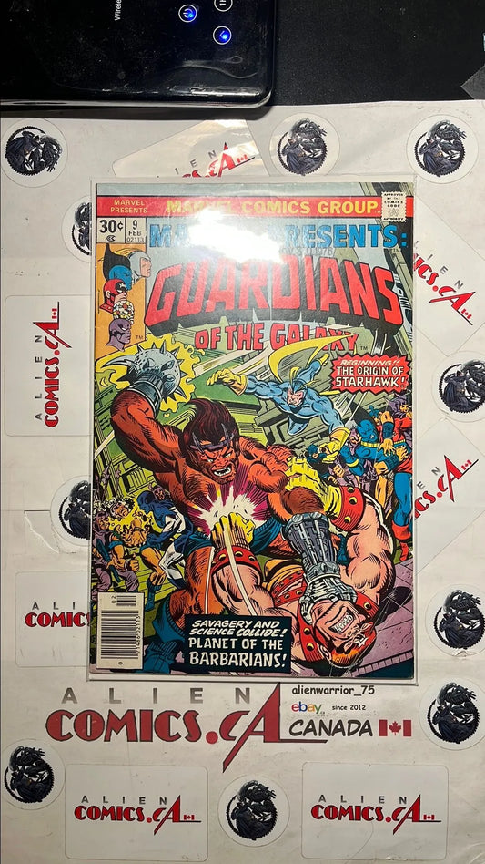 Marvel Presents (#9 featuring Guardians of the Galaxy Origin of Starhawk Part 1 FN/VF)