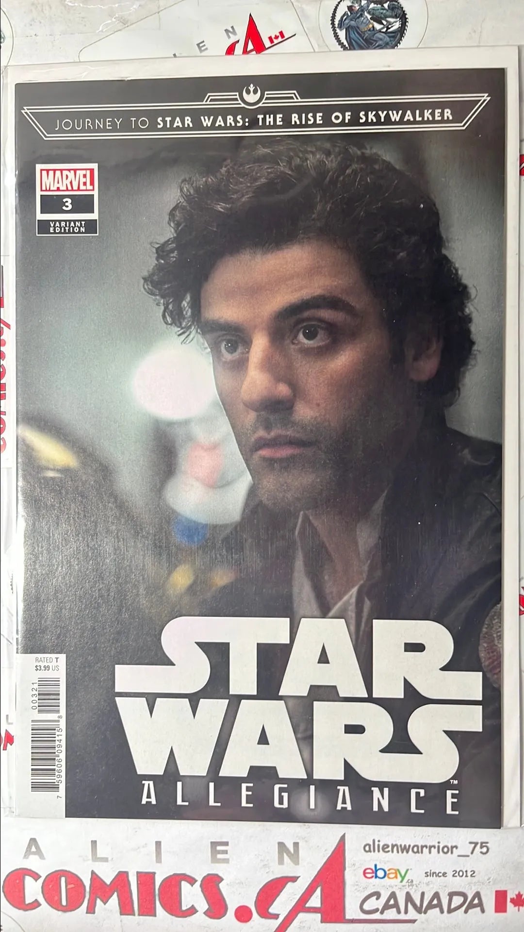 Journey to Episode IX: The Rise of Skywalker: Allegiance (#3M Poe Dameron Movie 1:10 Variant NM)