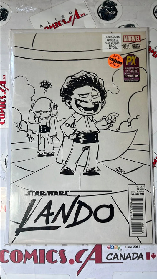 Lando (#1Y Skottie Young SDCC 2015 Sketch Variant VF/NM)