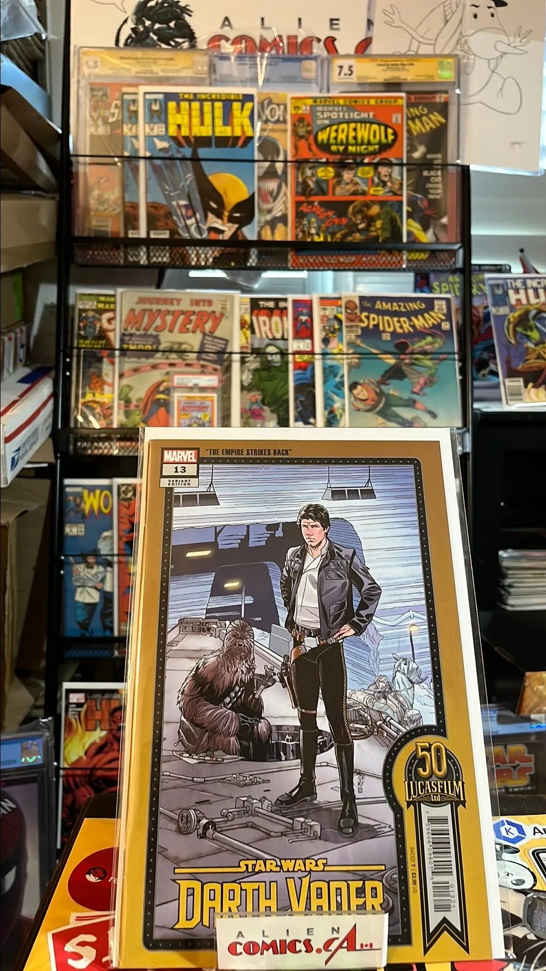 The Empire Strikes Back (Darth Vader #13 50th Lucasfilm Anniversary Variant NM)