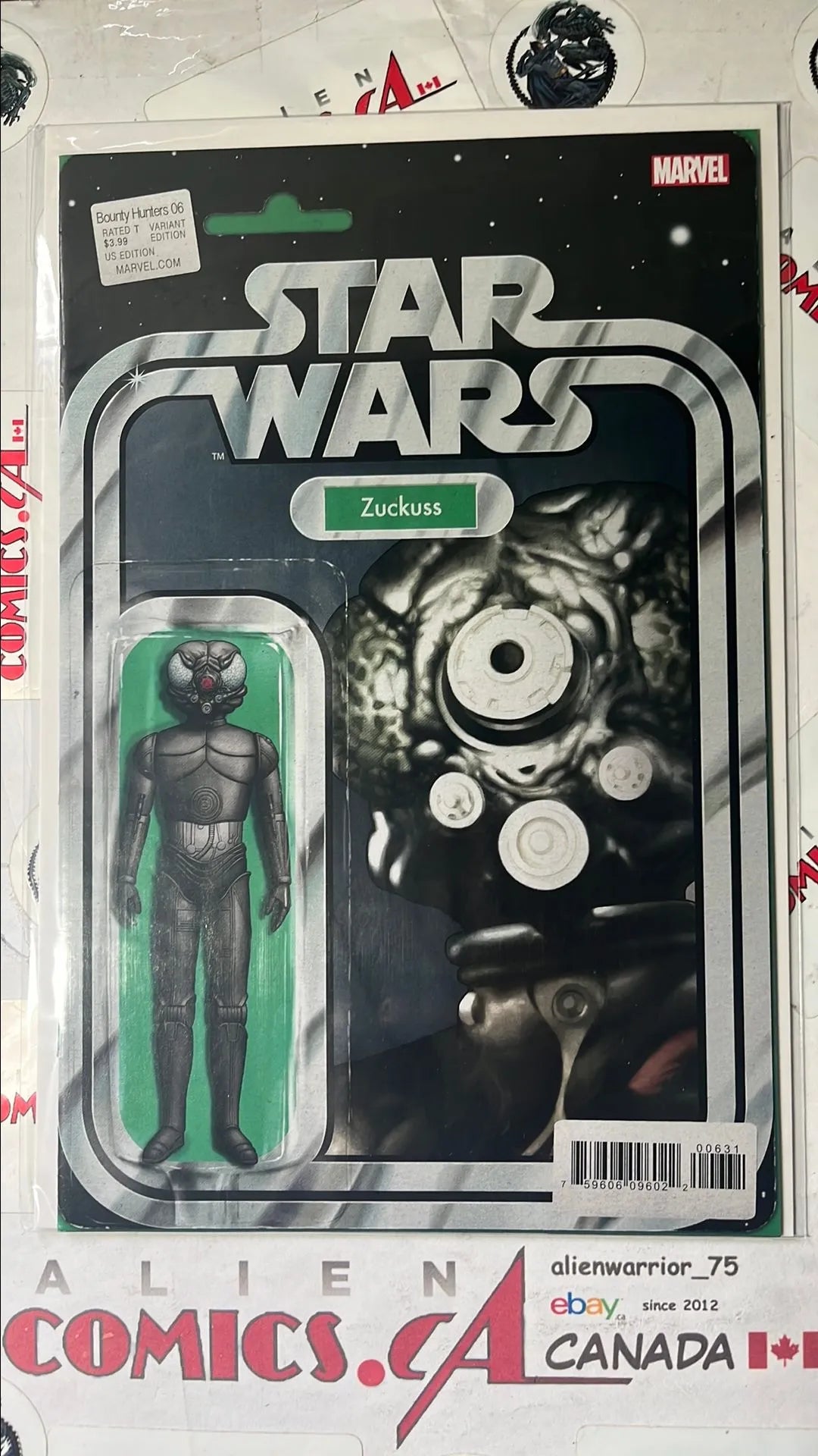 Bounty Hunters (Action Figure Variant #6 Zuckuss NM)