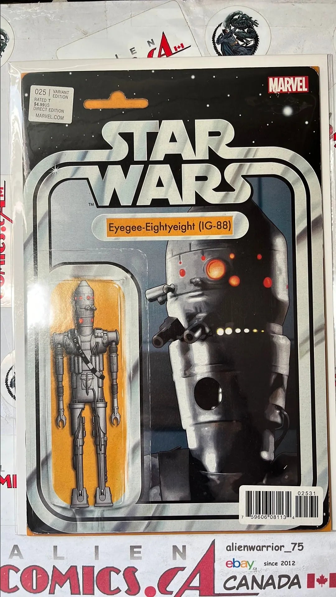 Star Wars (Action Figure Variant #25 Eyegee-Eighty-Eight IG-88 NM)