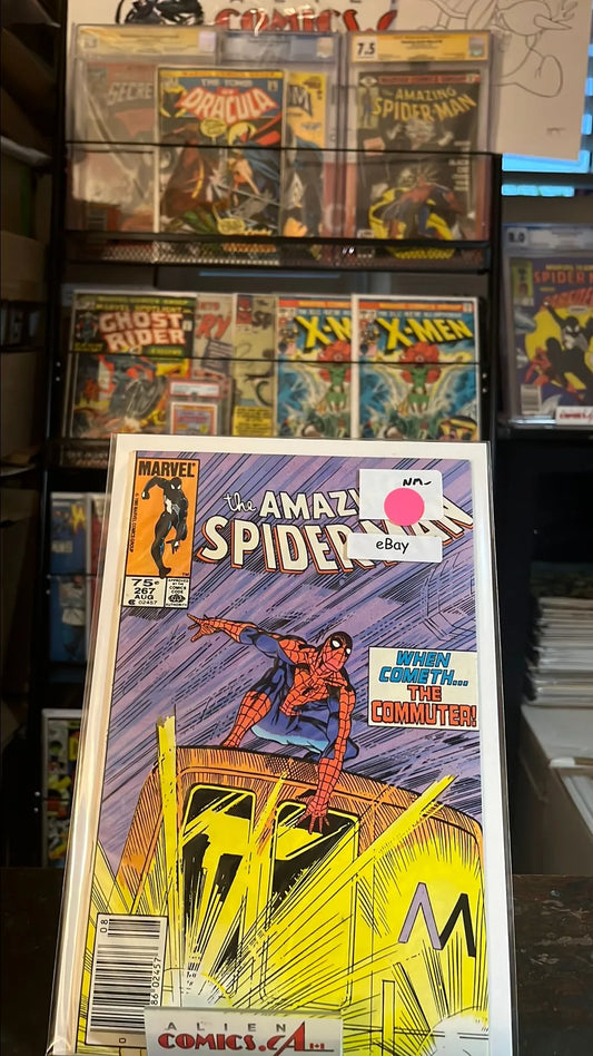 Amazing Spider-man (#267 75¢ Canadian Price Variant When Cometh The Commuter NM-)