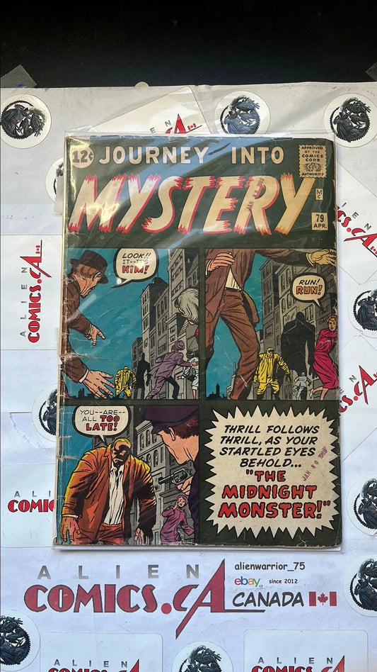 Journey into Mystery (#79 12¢ Cover Price The Midnight Monster Prototype Mr. Hyde VG)
