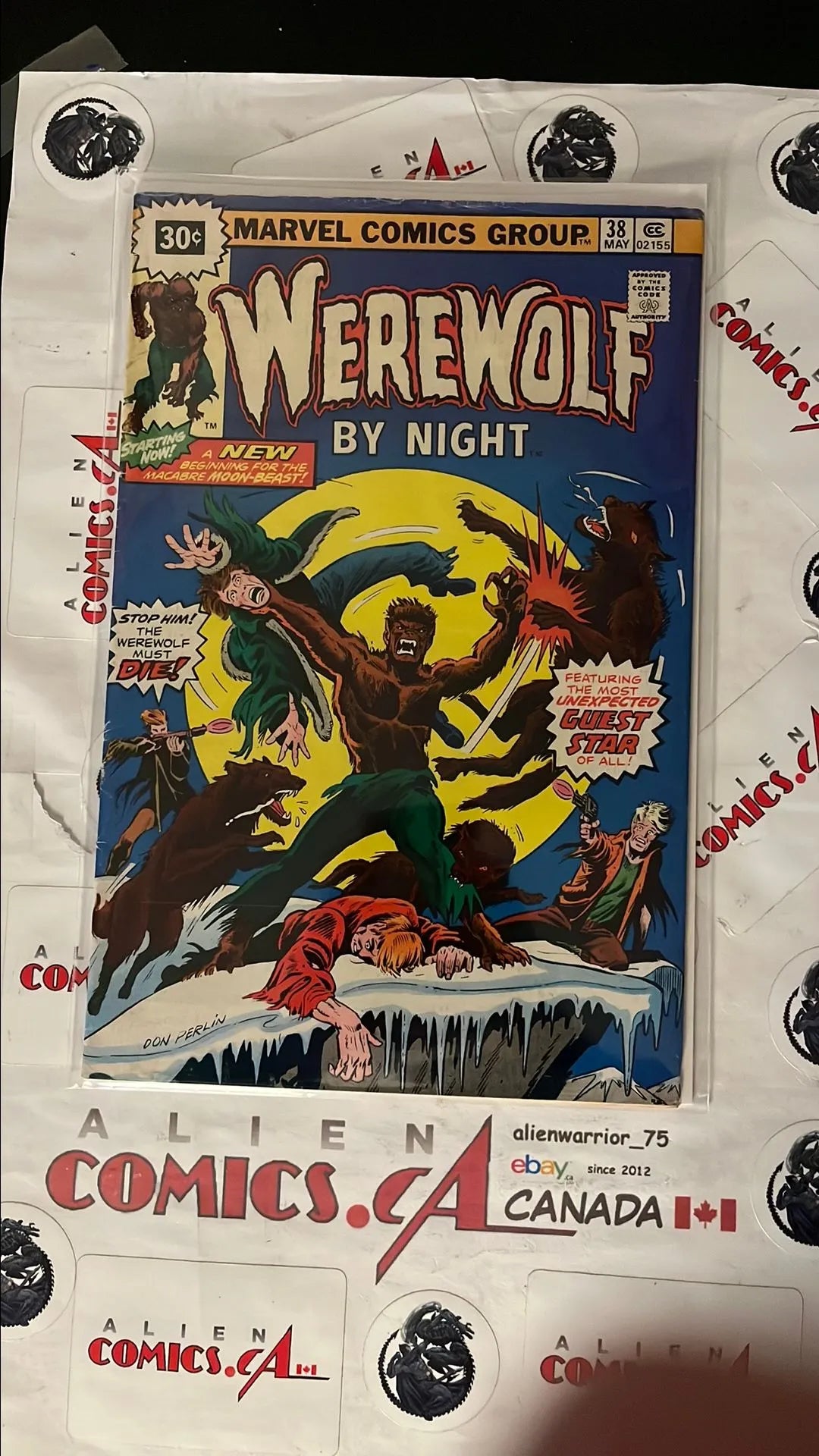 Werewolf by Night (#38 30¢ Price Variant Featuring the Most Unexpected Guest Star of All! HTF VG/FN)(Werewolf by Night (#38 30¢ Price Variant Featuring the Most Unexpected Guest Star of All! HTF VG/FN))