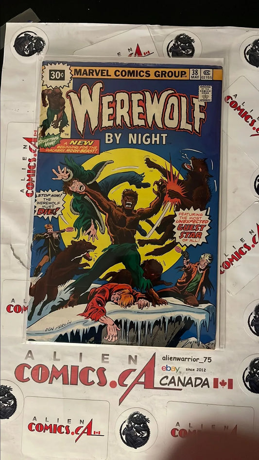Werewolf by Night (#38 30¢ Price Variant Featuring the Most Unexpected Guest Star of All! HTF VG/FN)(Werewolf by Night (#38 30¢ Price Variant Featuring the Most Unexpected Guest Star of All! HTF VG/FN))