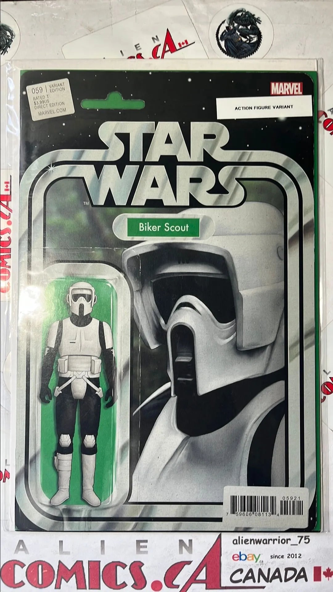 Star Wars (Action Figure Variant #59 Biker Scout HTF NM)