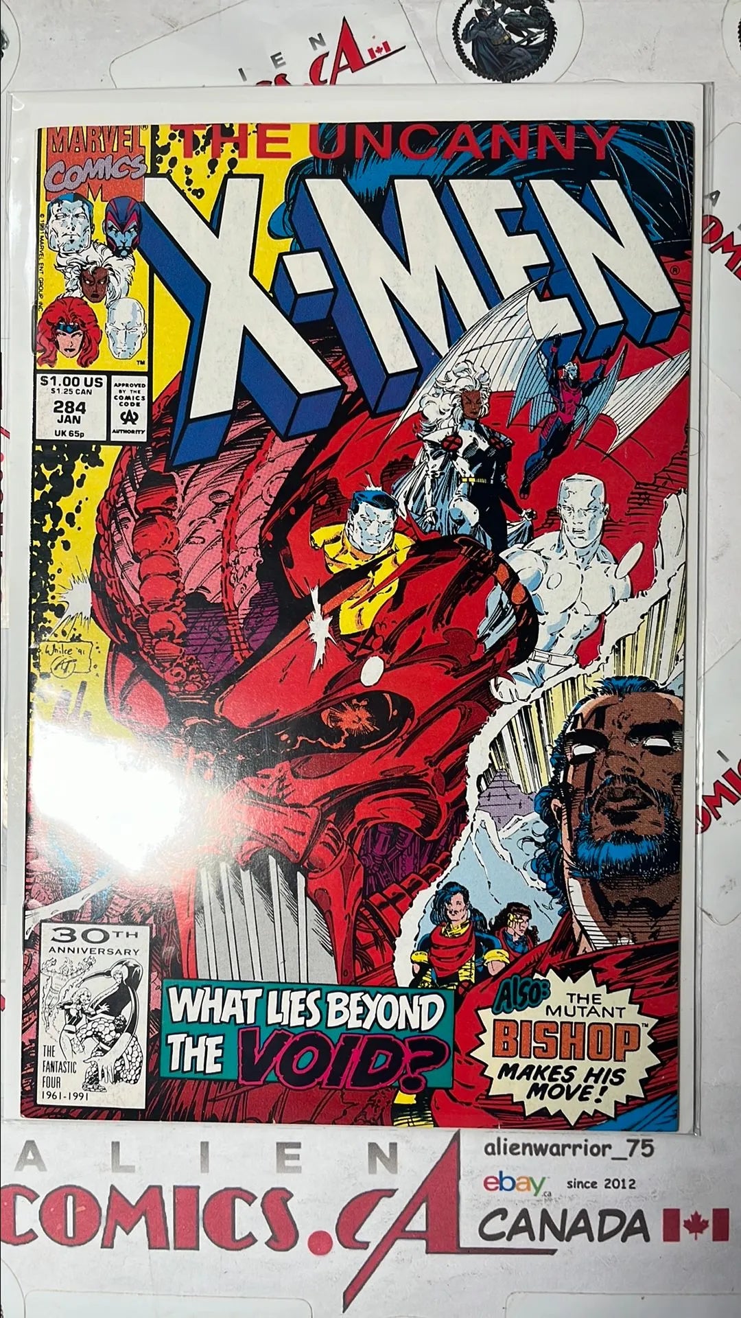 Uncanny X-men (#284 Direct Edition 2nd app. Bishop VF)