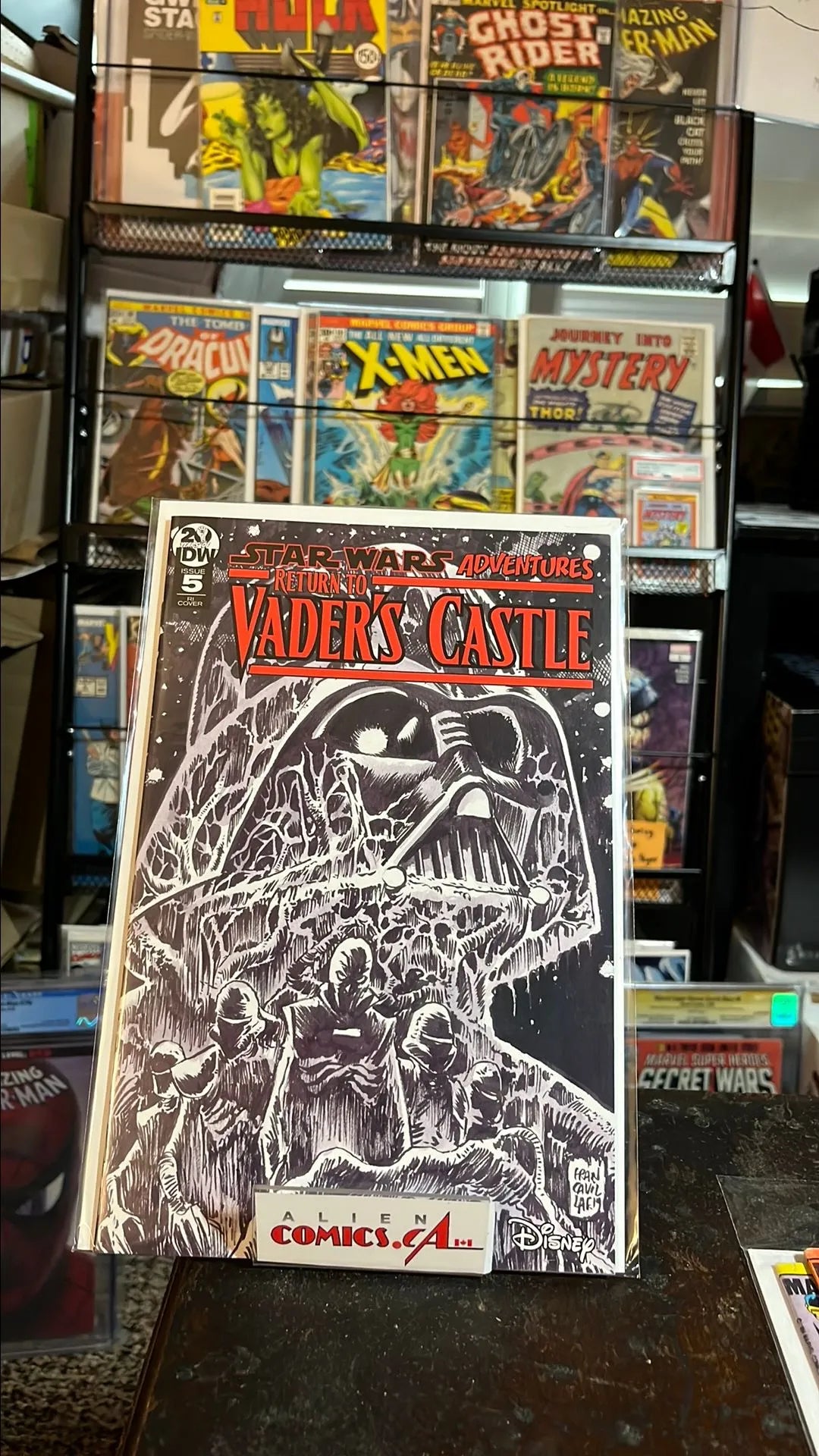 Return to Vader's Castle (#5R Retail Incentive Franca Variant NM)