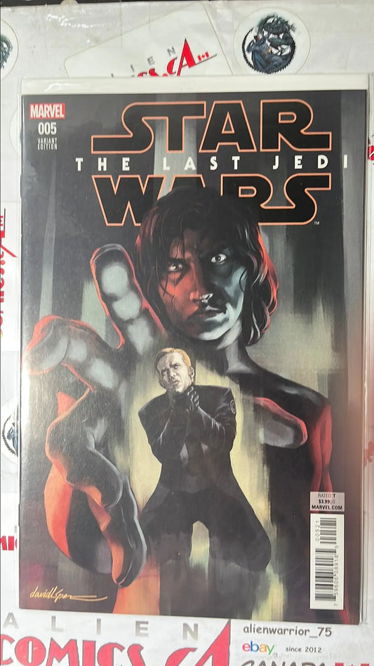 Episode VIII: The Last Jedi (#5M Kylo Ren and General Hux David Lopez 1:25 Variant HTF NM)