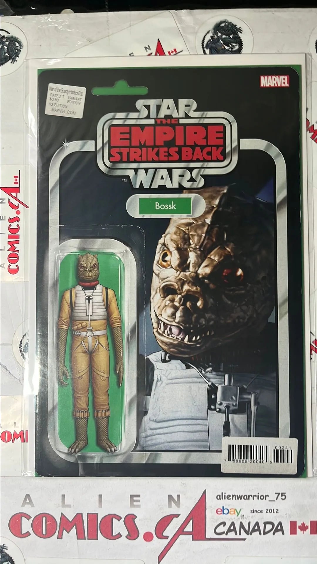 War of the Bounty Hunters (ESB Action Figure Variant #2 Bossk NM)