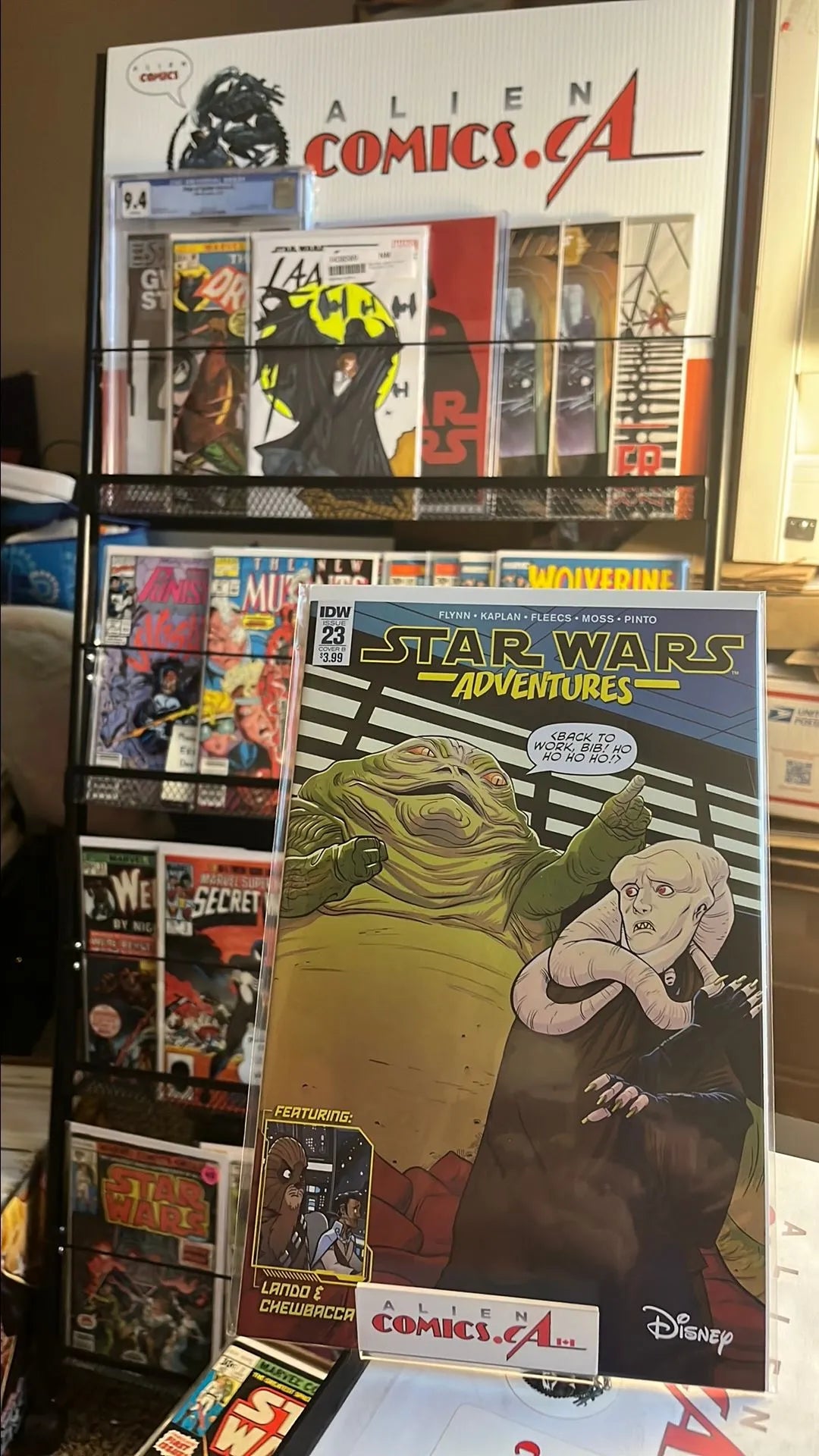 Adventures (#23B TBD Cover B Jabba the Hutt NM)