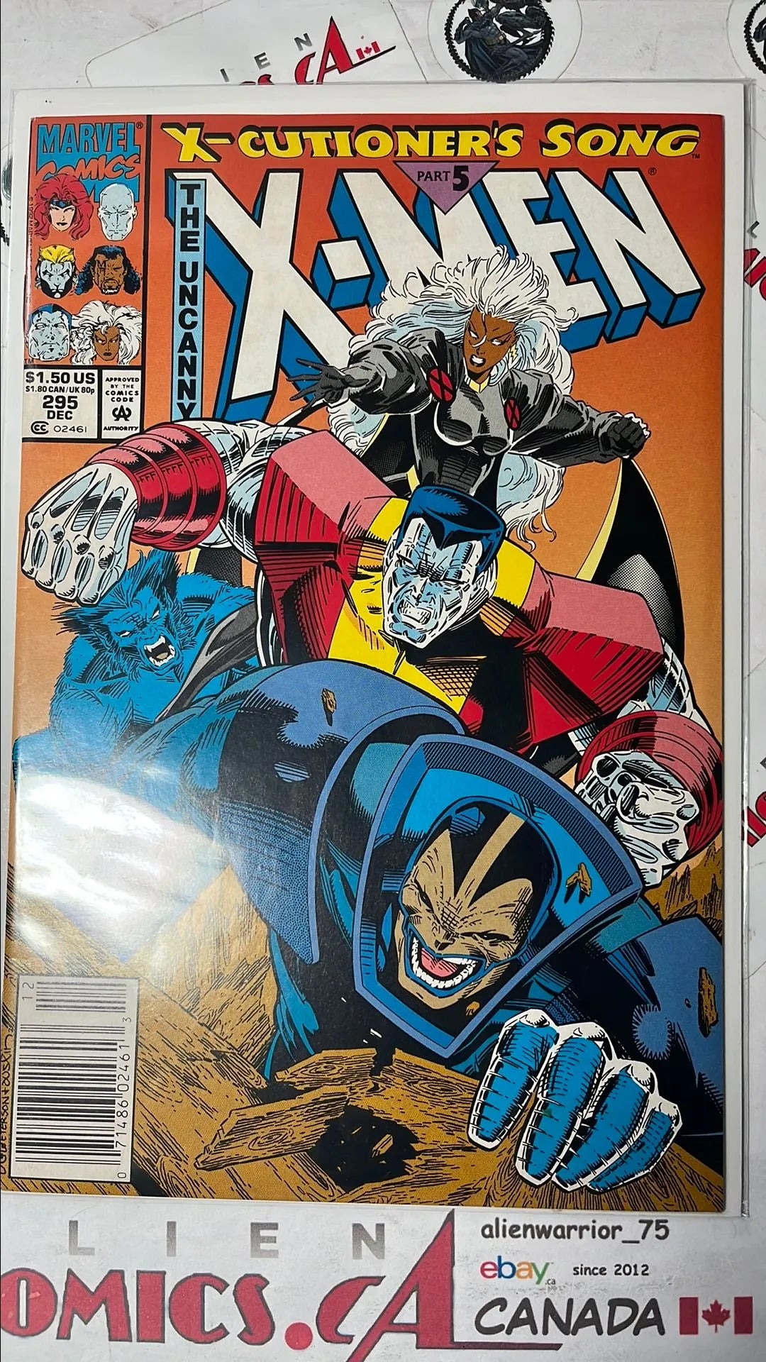 Uncanny X-men (#295 Newsstand Edition X-Cutioner's Song Part 5 VF)