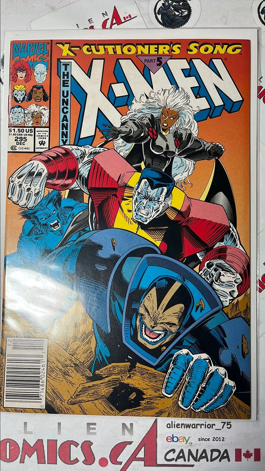 Uncanny X-men (#295 Newsstand Edition X-Cutioner's Song Part 5 VF)