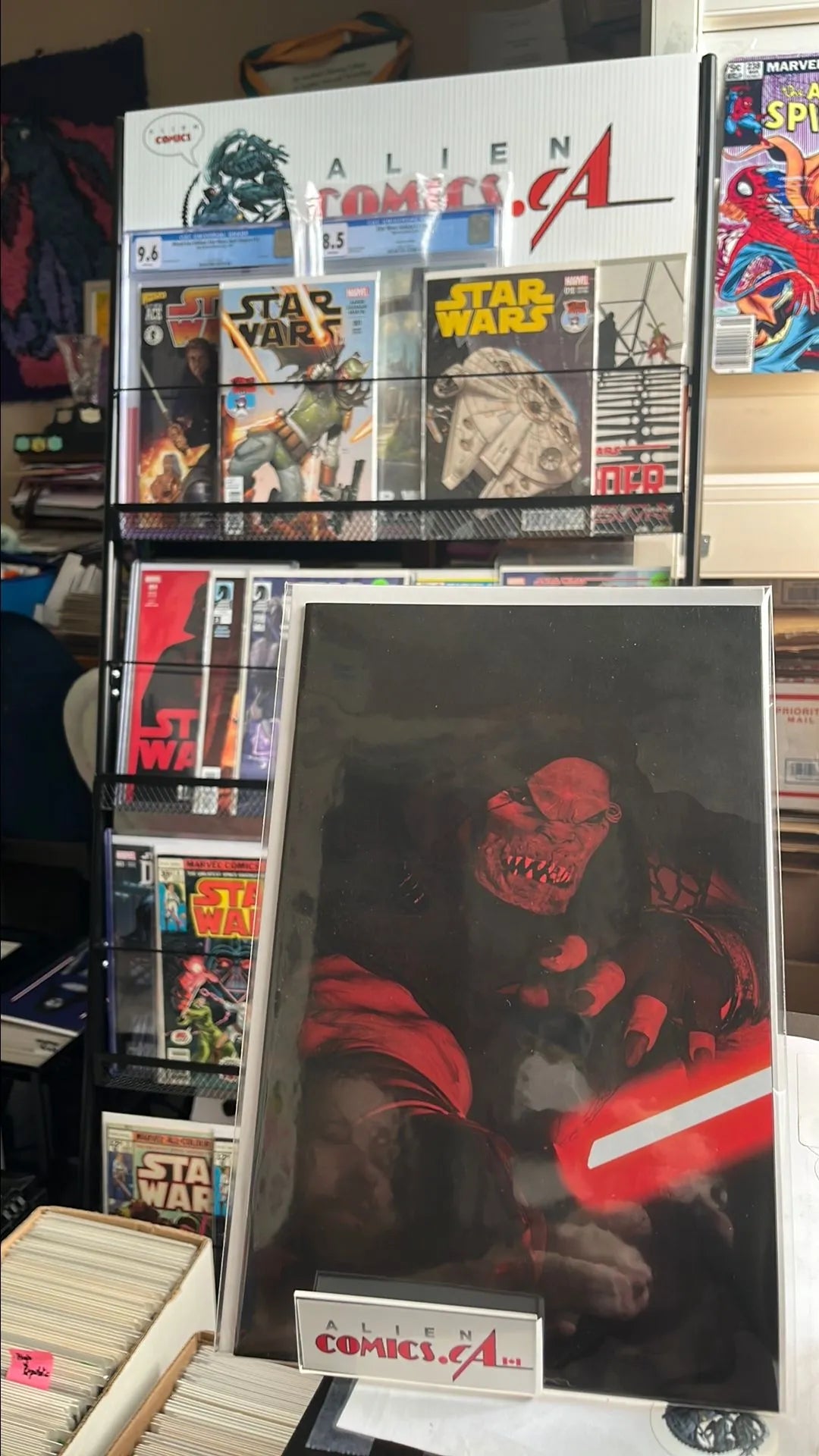 High Republic (#7S Mike Mayhew Virgin Shadow Variant 1st app. Darth Krall HTF NM+)