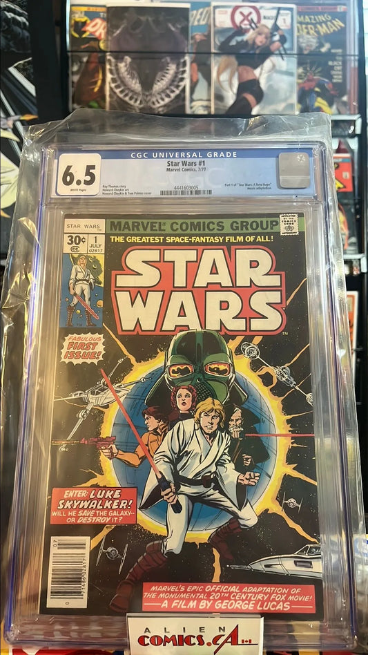 Star Wars (Marvel 1977 #1 Newsstand Edition 1st Printing CGC 6.5 FN+)