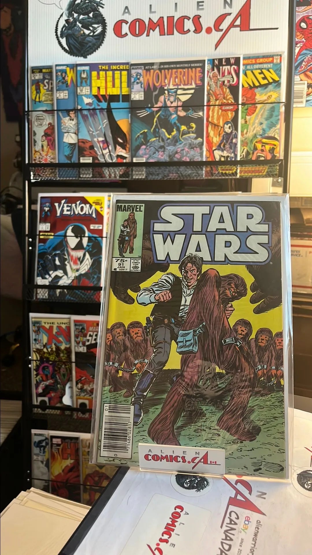 Star Wars (Marvel 1977 75¢ Canadian Price Variant #91 VG)(Star Wars (Marvel 1977 75¢ Canadian Price Variant #91 VG))