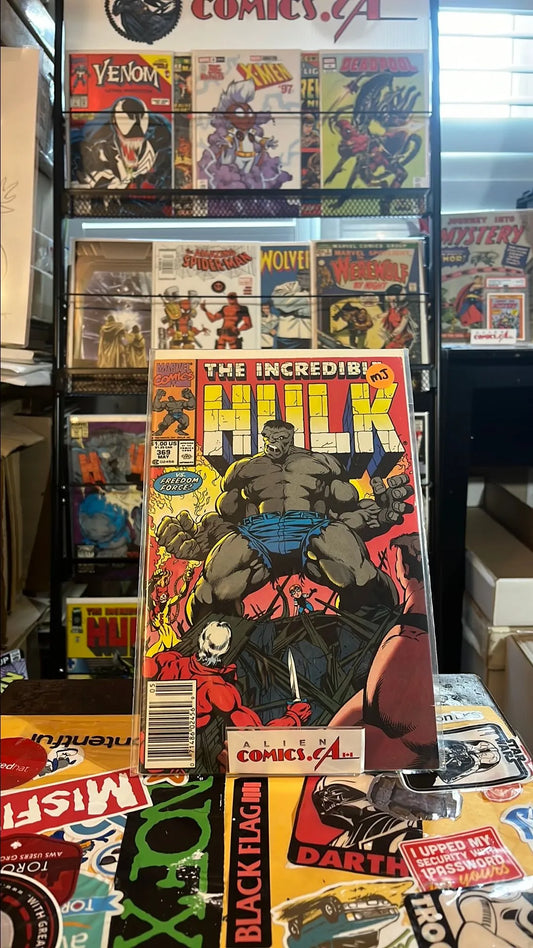 Incredible Hulk (#369 Newsstand Edition Mark Jewelers Insert VF)