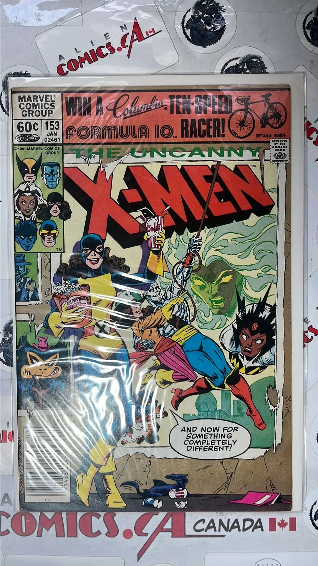 Uncanny X-men (#153 Newsstand Edition And Now for Something Completely Different! VF-)