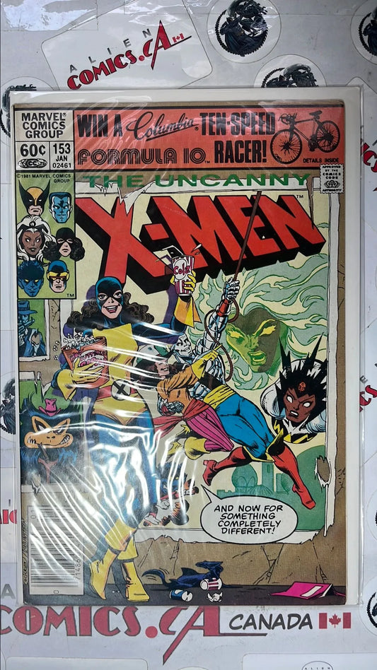 Uncanny X-men (#153 Newsstand Edition And Now for Something Completely Different! VF-)