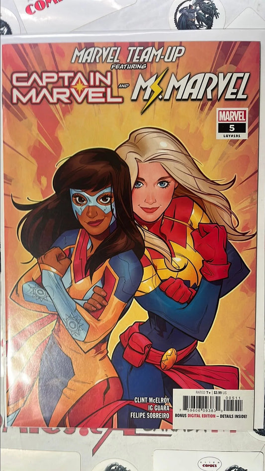 Marvel Team-up (#5 Marvel 2019 Captain Marvel & Ms. Marvel Ms. Marvel & Captain Marvel Cover NM)