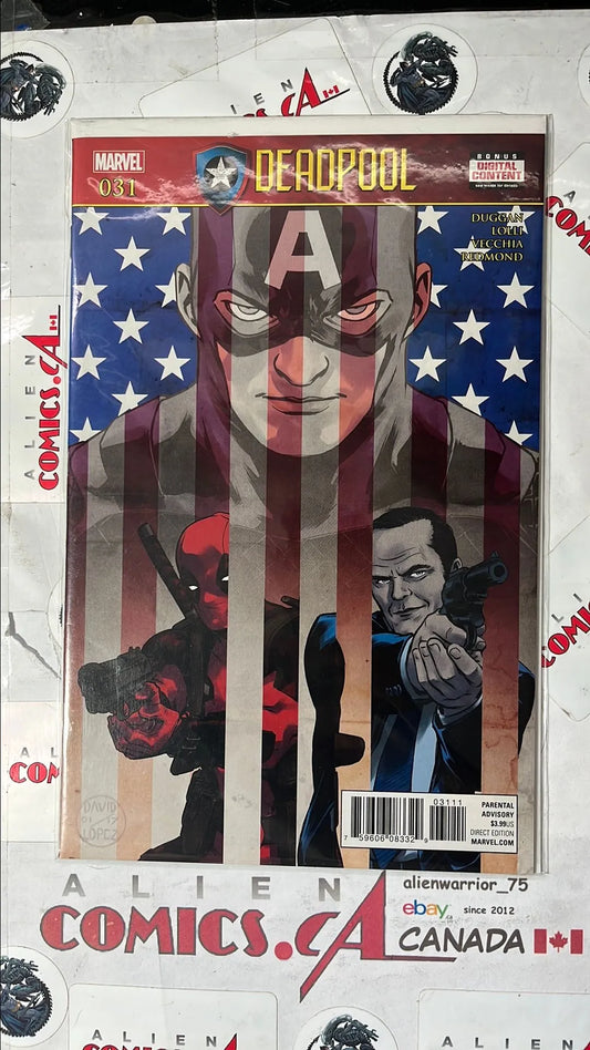 Deadpool (#31 Marvel 2017 Captain America app. NM)