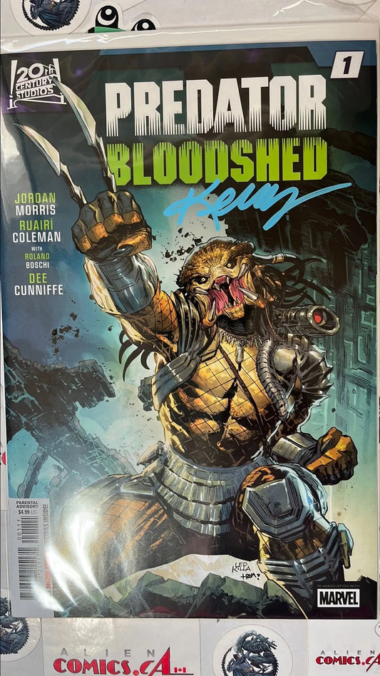 PREDATOR: Bloodshed (#1 Kevin Lashley Cover Signed Kevin Lashley w/ COA NM)