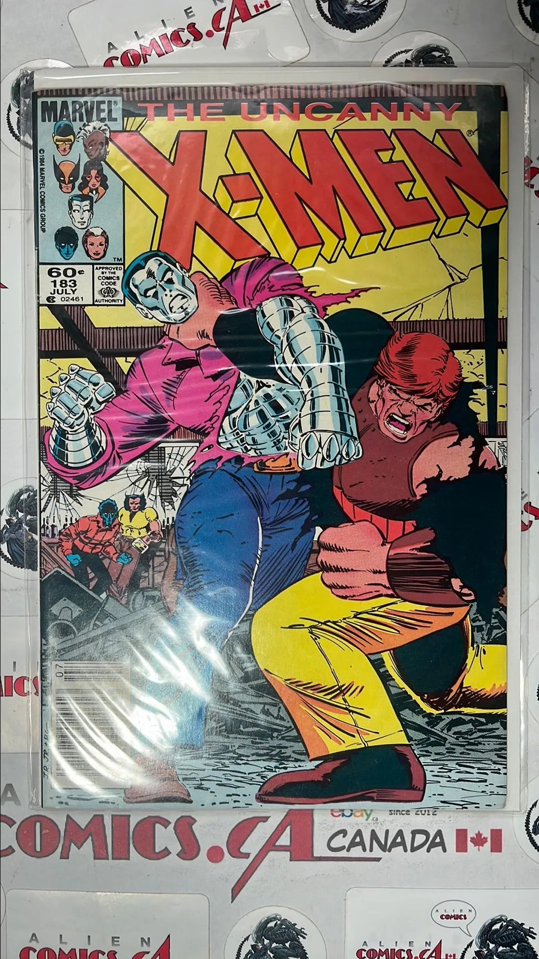 Uncanny X-men (#183 Newsstand Edition Colossus vs. Juggernaut VF)