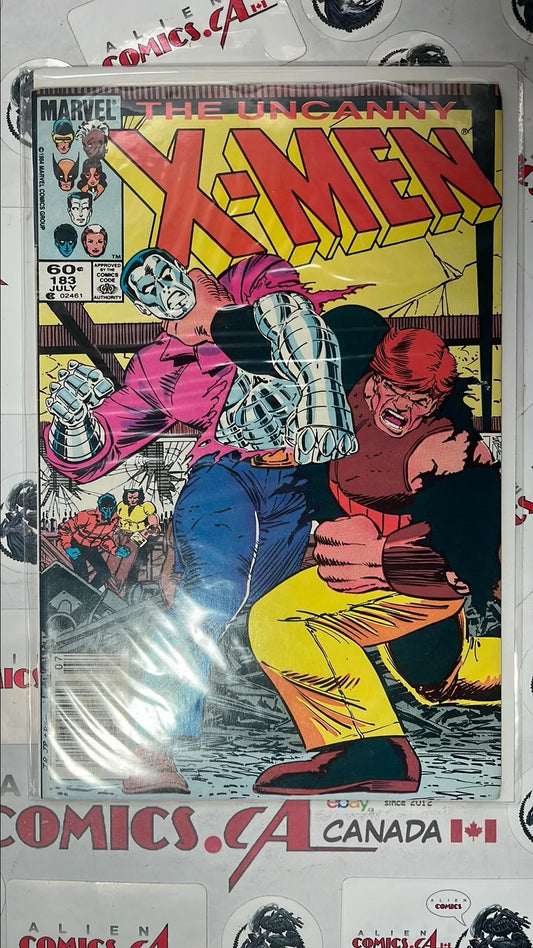 Uncanny X-men (#183 Newsstand Edition Colossus vs. Juggernaut VF)