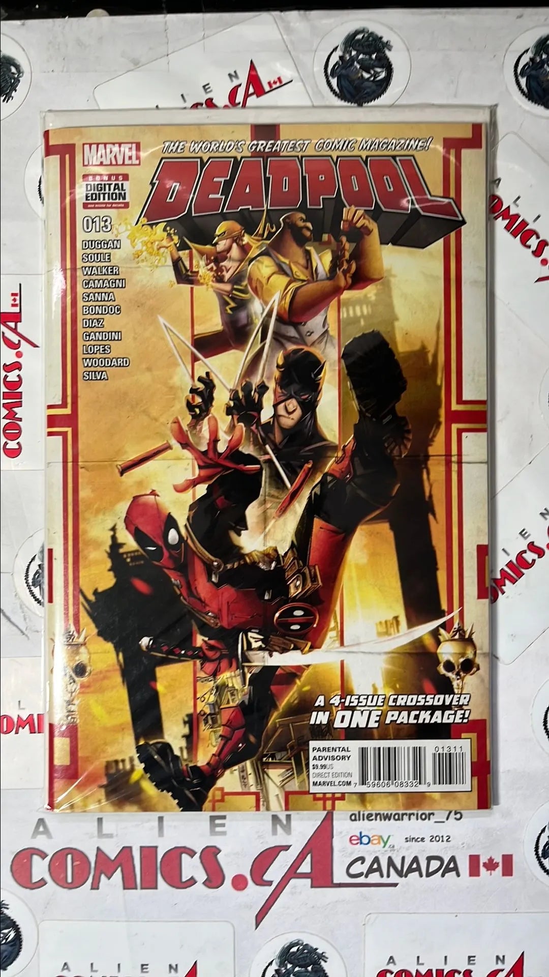 Deadpool (#13 Marvel 2016 Double-Sized Four Issue Crossover in one issue! NM)