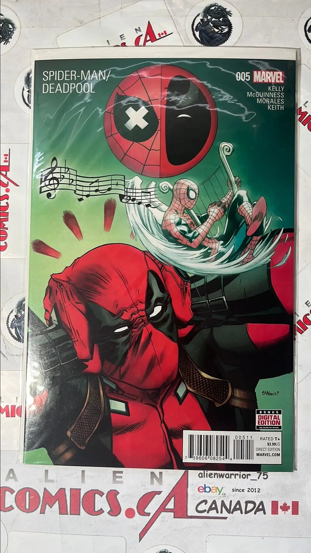 Spider-man vs. Deadpool (#5 Marvel 2016 1st Printing NM)