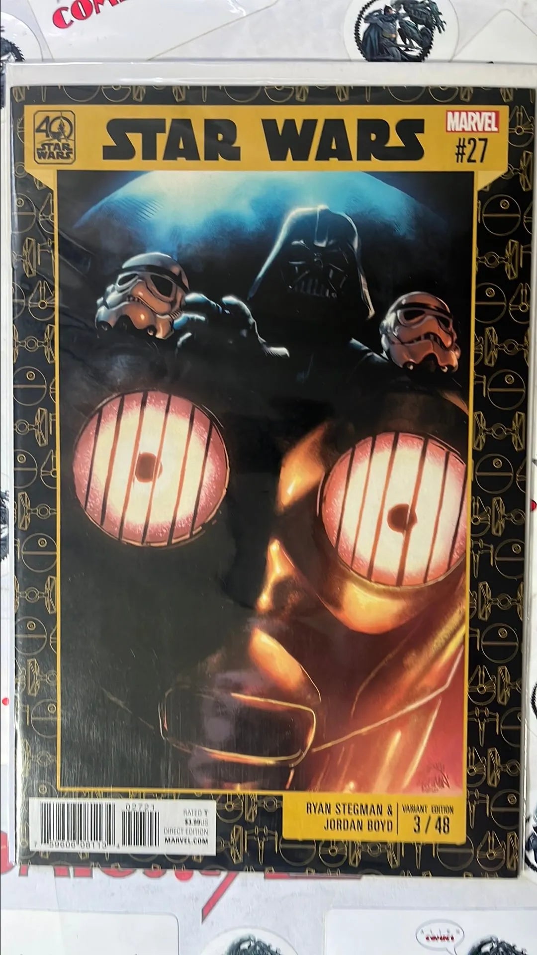 40th Anniversary ANH (#3 Star Wars #27 NM)