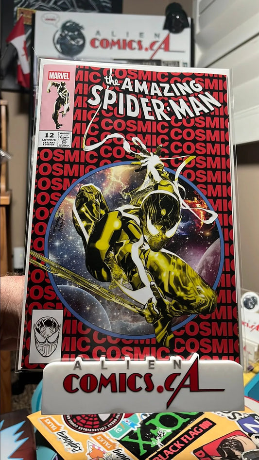 Amazing Spider-man (#12 Mike Mayhew ASM 300 Homage Cosmic Spidey Trade Dress Limited to 3000 copies NM)
